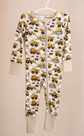 Construction crew zip romper