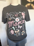 Mama Floral Bow Doodle Tee