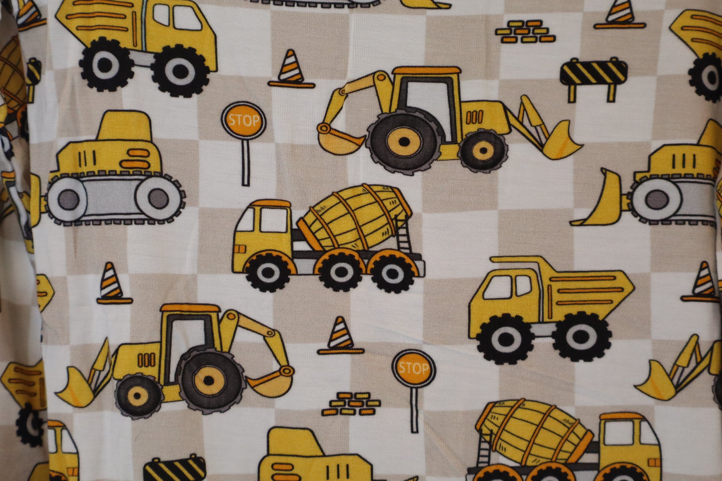 Construction crew zip romper