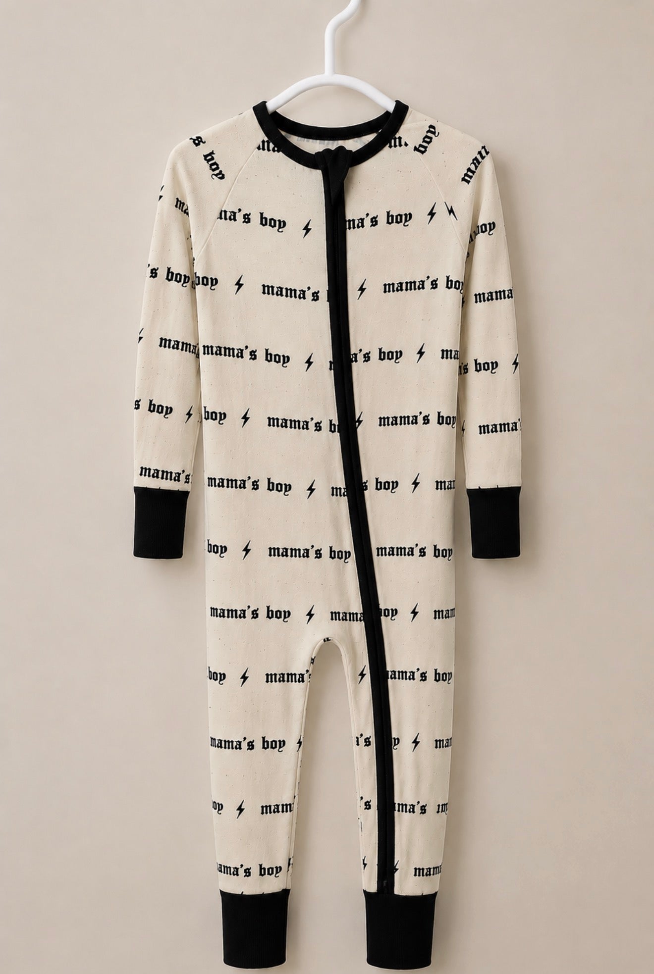 ⚡️Mamas boy⚡️ Zip up romper