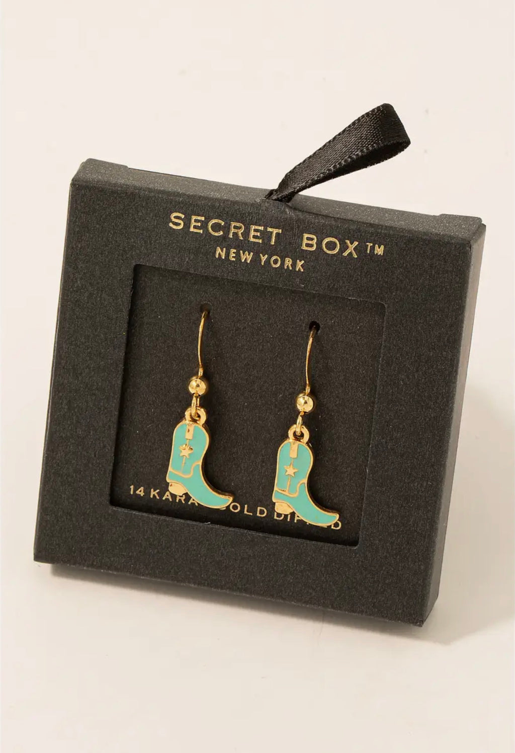 Western cowboy Boot earrings