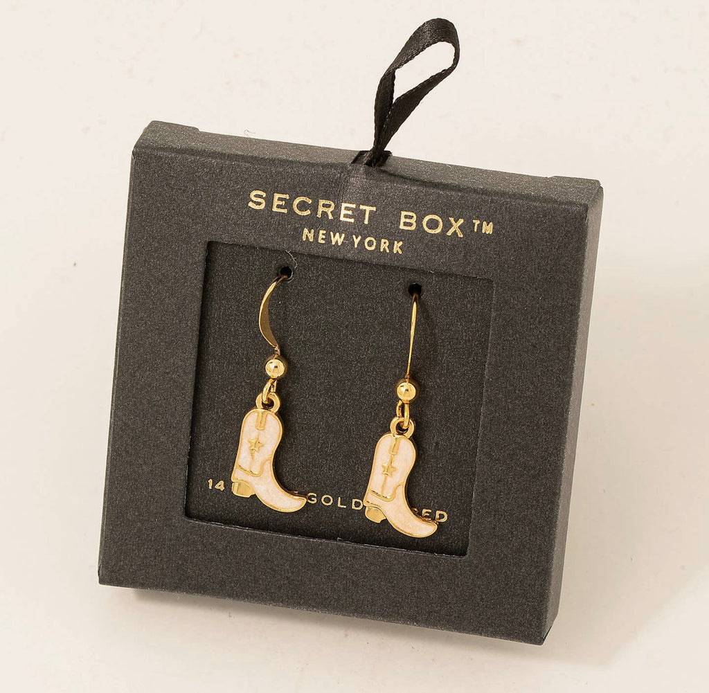 Western cowboy Boot earrings