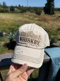 Sunshine & Whiskey Distressed Hat 🤎🥃☀️