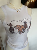 Western rodeo graphic tank